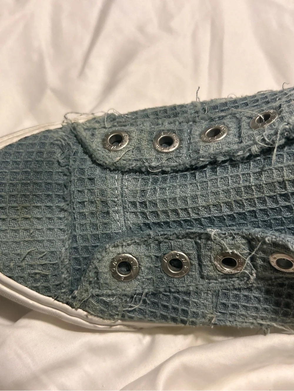 Cute blue blowfish shoes